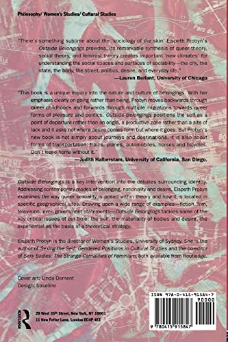 Outside Belongings — back cover