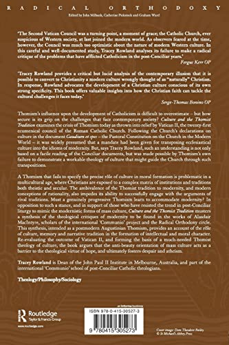 Culture and the Thomist Tradition: After Vatican II (Routledge Radical Orthodoxy)