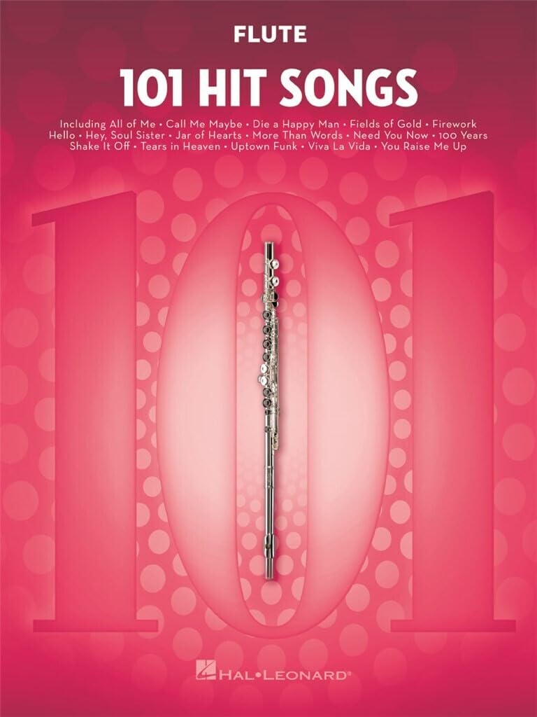 101 Disney Songs for Flute - Flute Music Book with Easy-to-Learn Famous Pieces - Flute Sheet Music Book for Beginner and Advanced Players
