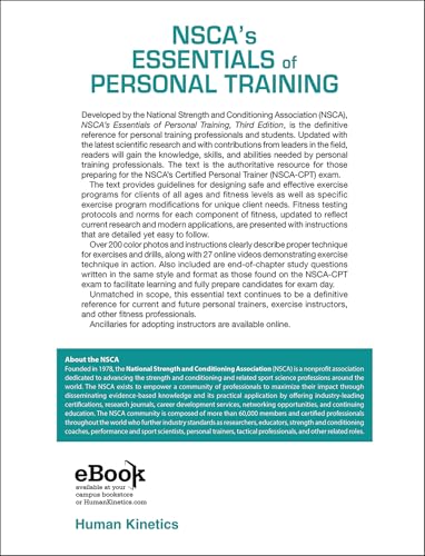 NSCA's Essentials of Personal Training