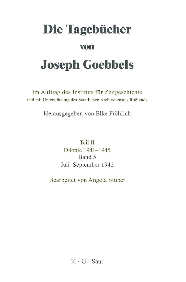 Juli - September 1942 (German Edition)
