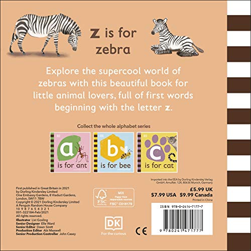 Z is for Zebra (The Animal Alphabet Library)