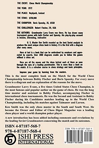 Chess World Championship 1972 Fischer vs. Spassky by Evans,