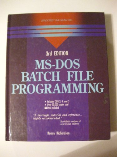 MS-DOS batch file programming by Ronny Richardson