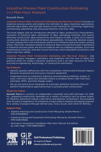 Industrial Process Plant Construction Estimating and Man-Hour Analysis