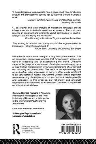 The Metaphoric Process: Connections Between Language and Life