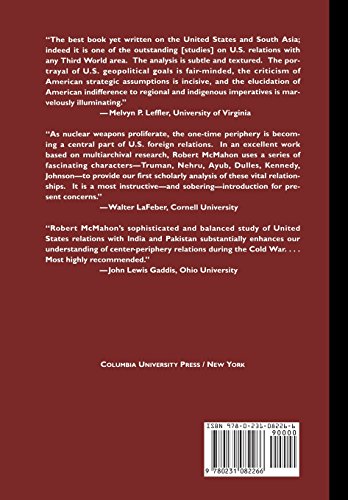 The Cold War on the Periphery: The United States, India and Pakistan