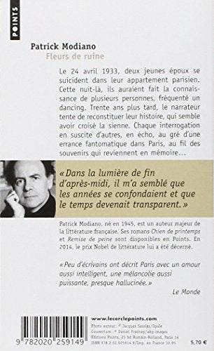 Fleurs de ruine — back cover