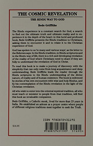 The Cosmic Revelation: The Hindu Way to God — back cover