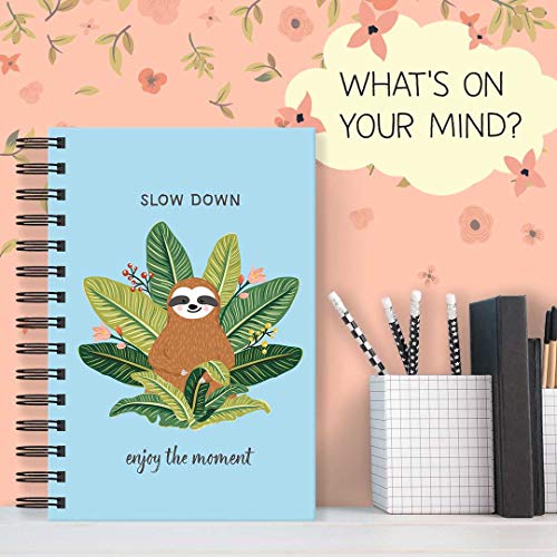 Sloth Journal - Slow Down: Enjoy the Moment (Journal / Notebook / Diary)