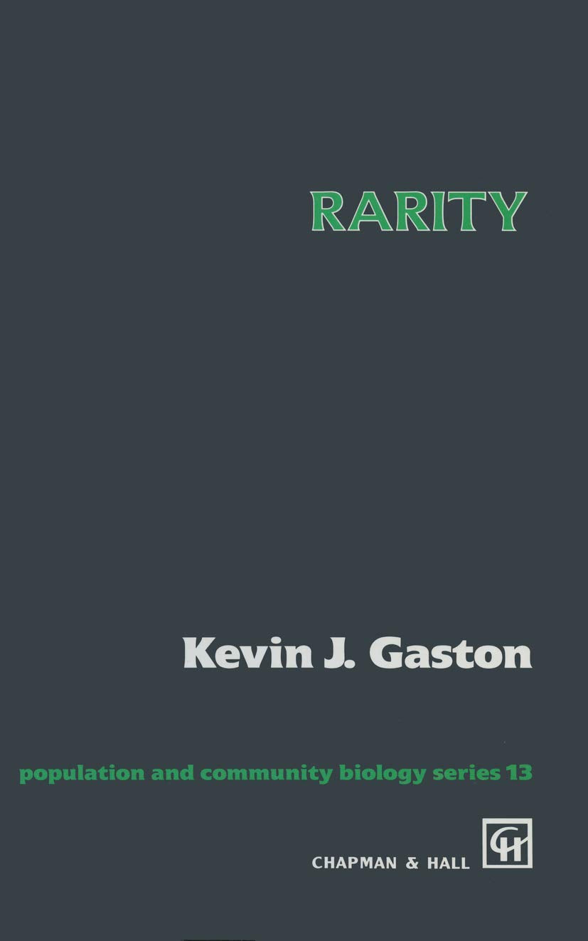 Rarity (Population and Community Biology Series, 13)