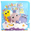 Little Hippo Books Scrub-A-Dub in the Tub - Children's Waterproof Bath Book and Toy Set (Bath Books with Toys for Babies & Toddlers)