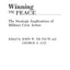 Winning the Peace: The Strategic Implications of Military Civic Action