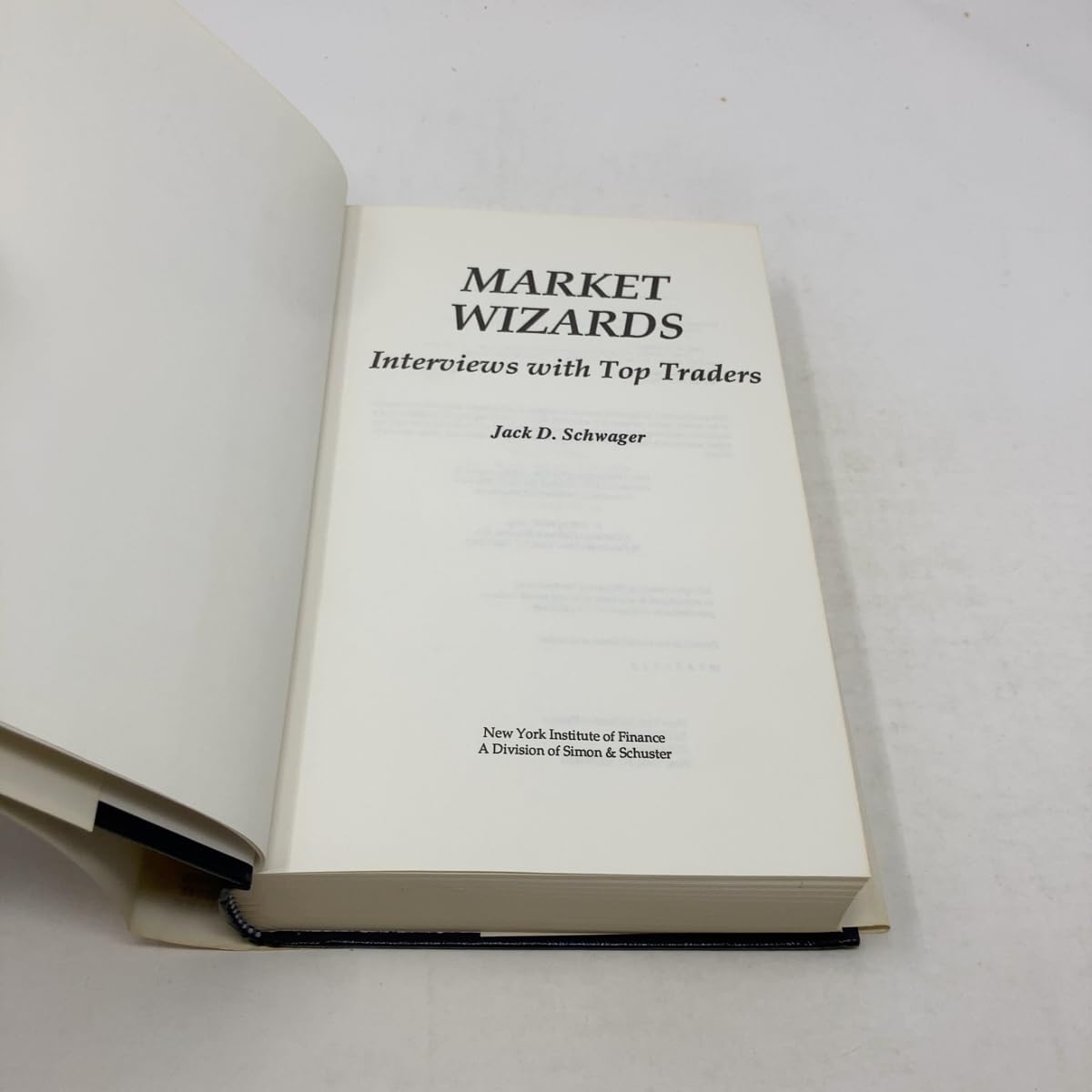 Market Wizards: Interviews with Top Traders