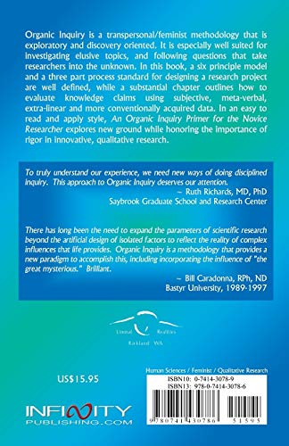 An Organic Inquiry Primer for the Novice Researcher: A Sacred Approach to Disciplined Knowing