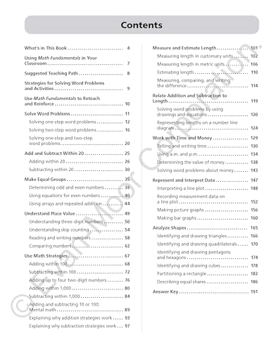 Evan-Moor Math Fundamentals, Grade 2