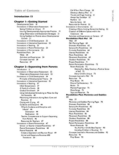 INNOVATIONS: THE COMPREHENSIVE INFANT CURRICULUM