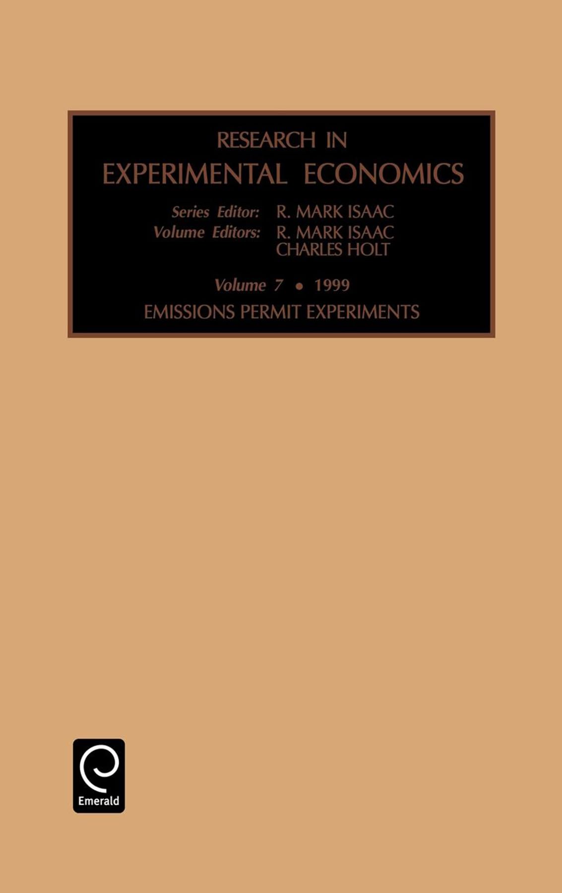 Emissions Permit Experiments (Research in Experimental Economics, Volume 7)