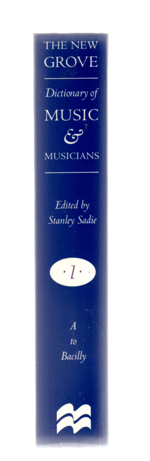 The New Grove Dictionary of Music and Musicians (20 Volume Set)