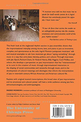 Saying Something: Jazz Improvisation and Interaction (Chicag