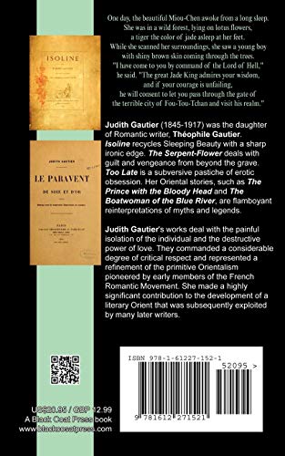 Isoline and the Serpent-Flower — back cover
