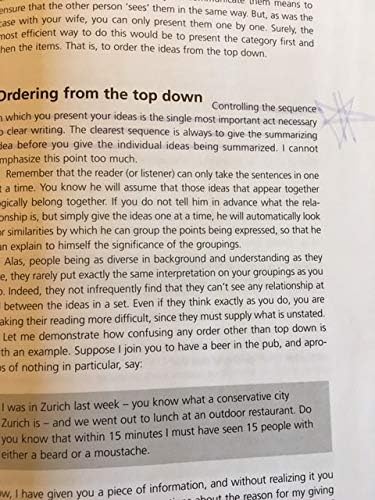 The Pyramid Principle: Logic in Writing & Thinking by Barbar