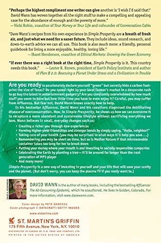 Simple Prosperity: Finding Real Wealth in a Sustainable Lifestyle