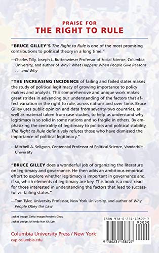 The Right to Rule: How States Win and Lose Legitimacy