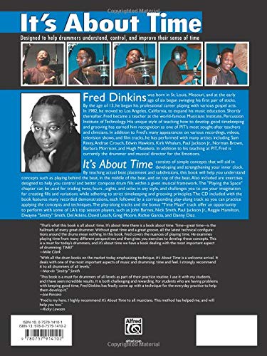 It's About Time: Designed to Help Drummers Understand, Control, and Improve Their Sense of Time, Book & CD