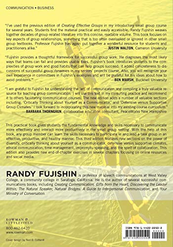 Creating Effective Groups: The Art of Small Group Communication