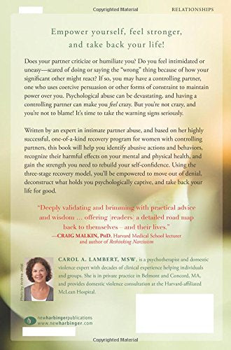Women with Controlling Partners: Taking Back Your Life from a Manipulative or Abusive Partner