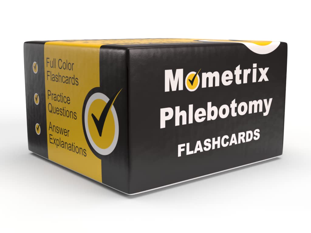 Phlebotomy Study Cards 2026-2027: Phlebotomy Exam Review and Training with Practice Test Questions [Full Color Cards]