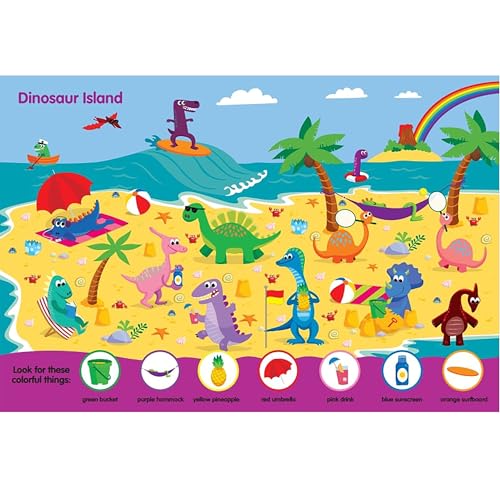 My First Search & Find: Dinosaurs Board Book - Fun Dinosaur Search for Toddlers Ages 2+  Boost Focus, Learn Colors & Numbers  Great Read-Together Gift
