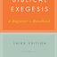 Biblical Exegesis: A Beginner's Handbook