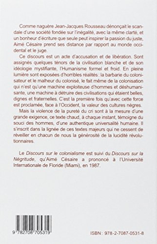 Discours Sur Le Colonialisme (French Edition)