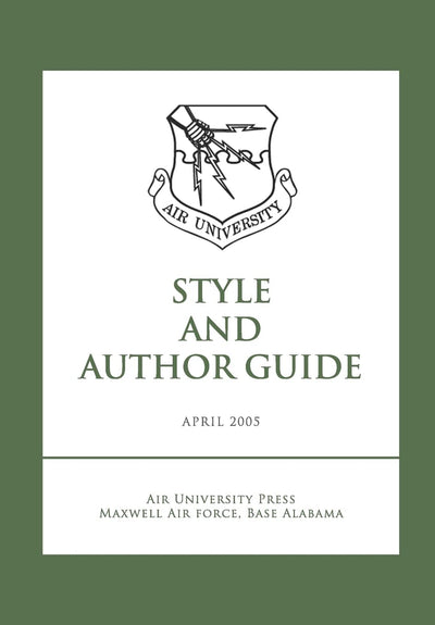Air University Style and Author Guide