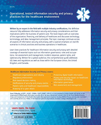 Healthcare Information Security and Privacy