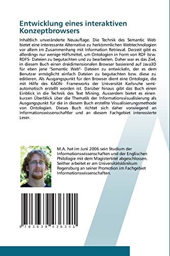 Entwicklung eines interaktiven Konzeptbrowsers: Bearbeitung und dreidimensionale Visualisierung von RDF(S)-Dateien mittels Java3D (German Edition)