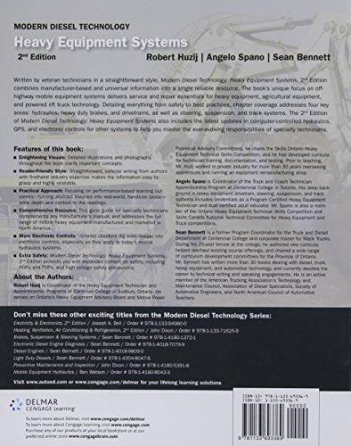 Modern Diesel Technology: Heavy Equipment Systems — back cover