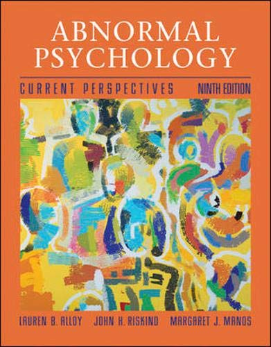 Abnormal Psychology: Current Perspectives with MindMAP Plus CD-ROM