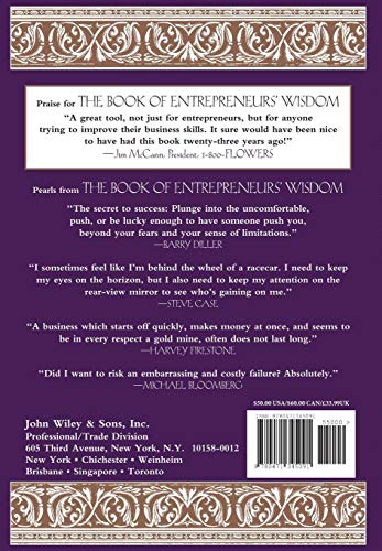 The Book of Entrepreneurs' Wisdom: Classic Writings by Legendary Entrepreneurs