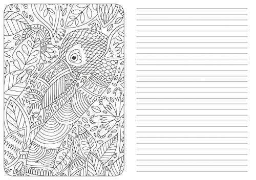 A Coloring Journal Fox