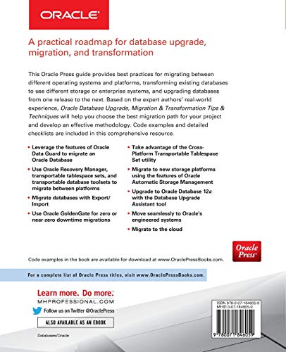 Oracle Database Upgrade, Migration & Transformation Tips & Techniques