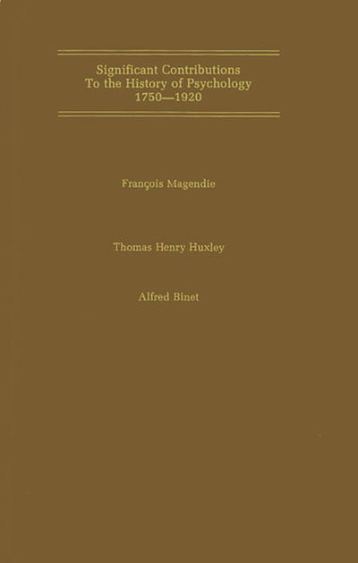 An Elementary Treatise on Human Physiology: On the Hypothesis That Animals Are Automata, and Its History: The Mind and Brain: Series E Physiological Psychology