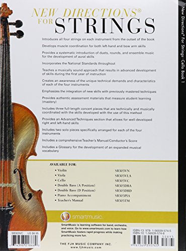 New Directions(R) For Strings, Cello Book 1