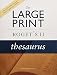 The Large Print Roget's II Thesaurus