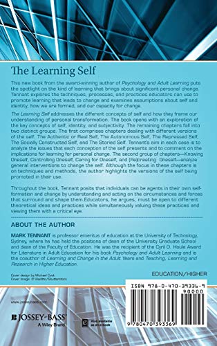 The Learning Self: Understanding the Potential for Transformation — back cover