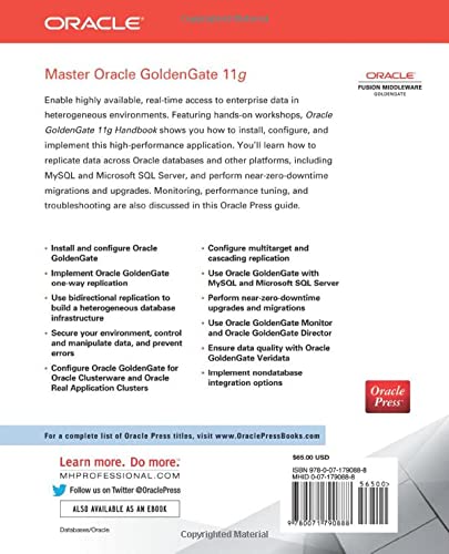 Oracle GoldenGate 11g Handbook