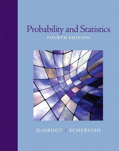 Probability and Statistics (Addison-Wesley Series in Mathematics)