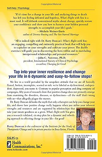 What's Right With You: Debunking Dysfunction and Changing Your Life